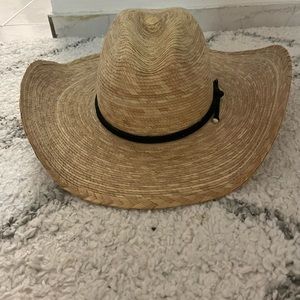 Straw cowboy hat